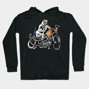 Biker skull Hoodie